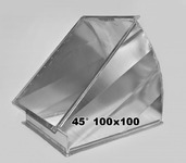 Отвод 45° 100 x 100 мм