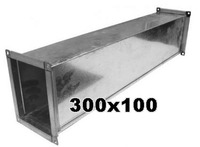 Воздуховод 300 x 100 мм (1 метр погонный)