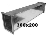 Воздуховод 300 x 200 мм (1 метр погонный)