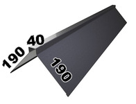 Конёк крыши 190х40х190 мм (1м погонный)