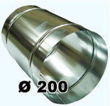 Воздуховод Ø 200 мм (1 метр погонный)